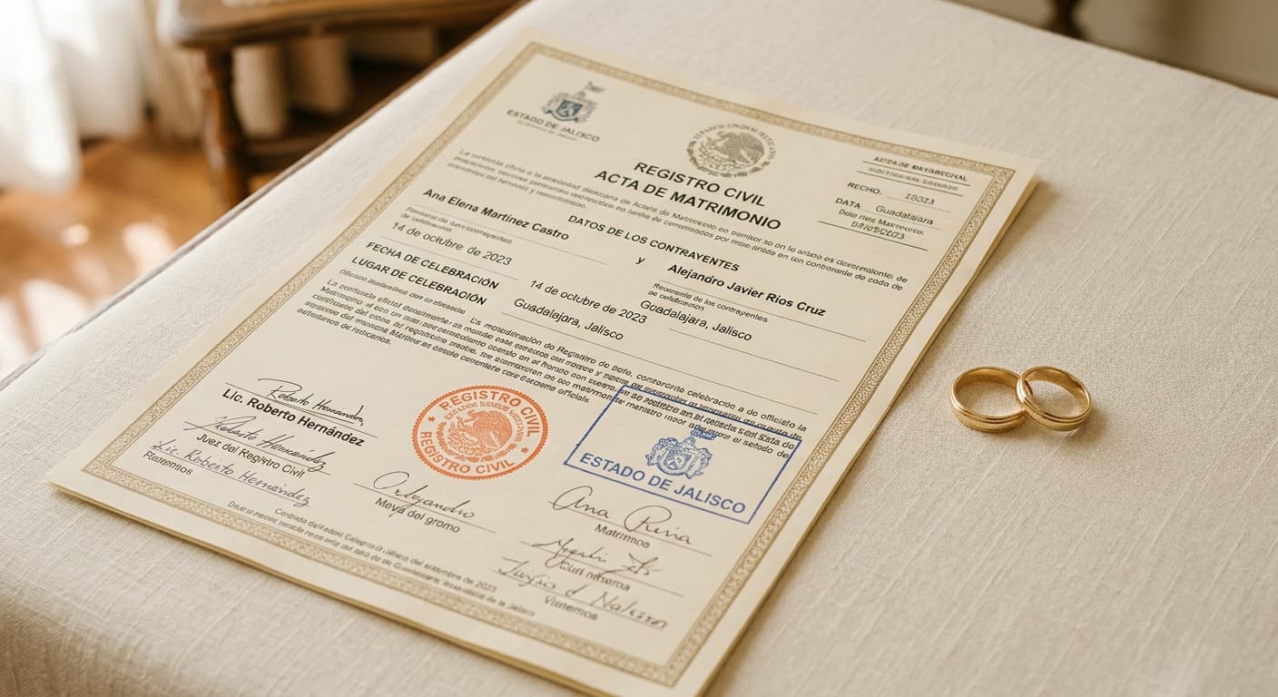 Certified marriage certificate translation — ELAN